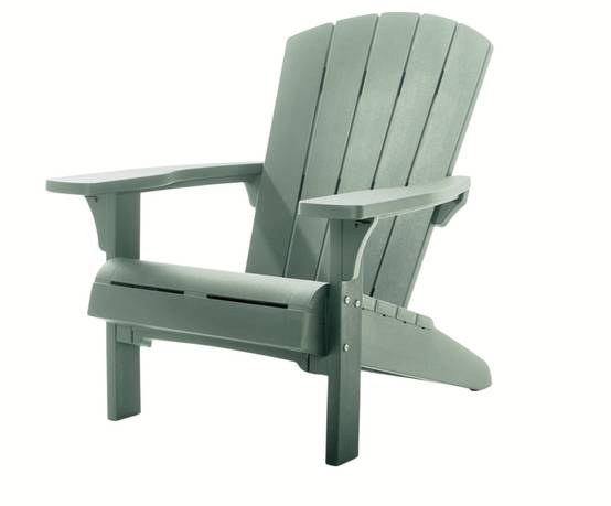 Keter - Chaise de jardin Adirondack - Vert - Style bois - KETER - Image 1
