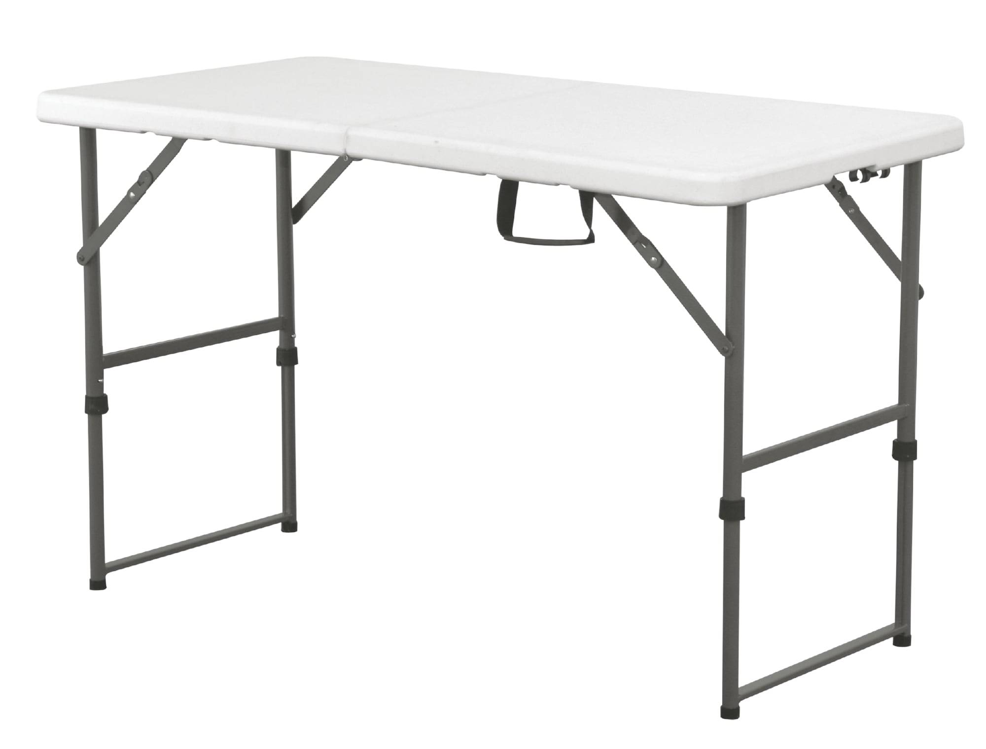 Table pliante rectangulaire intérieur, extérieur 122x61 blanc EASY garbar - Image 1