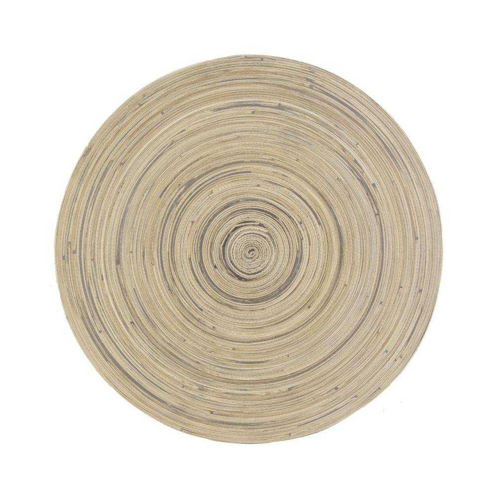 Aubry Gaspard - Sets de table en bambou naturel et noir (lot de 6) - Imagen 4