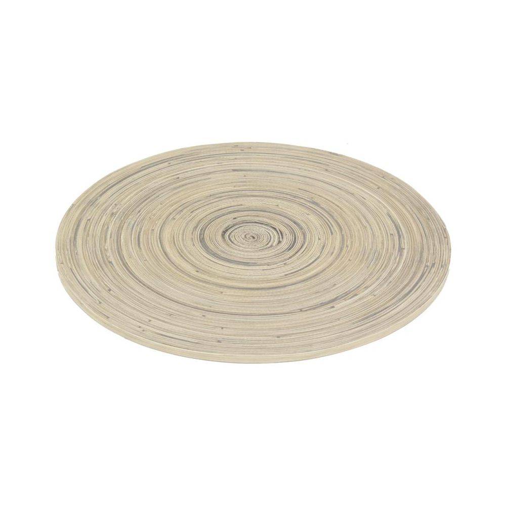 Aubry Gaspard - Sets de table en bambou naturel et noir (lot de 6) - Imagen 3