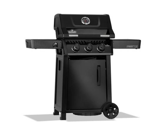 Napoleon - Barbecue gaz Freestyle 365 noir 3 brûleurs + Housse de protection + Plateau charbon - Napoléon - Image 2