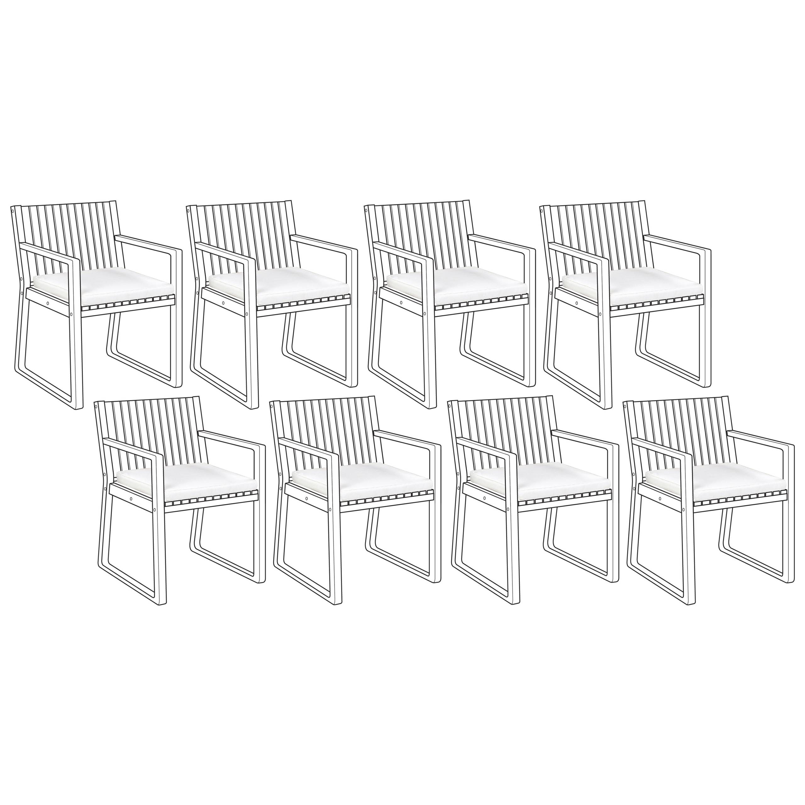 Beliani - Coussin d'assise d'extérieur Polyester Blanc cassé SASSARI Beliani - Imagen 3