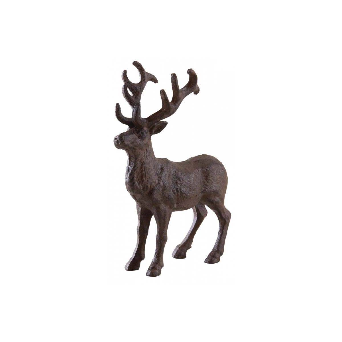 Aubry Gaspard - Cerf en fonte 25 cm - Imagen 1