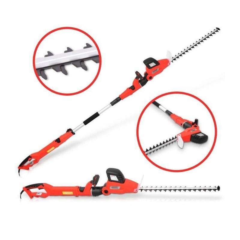 BB Loisir - Hecht 675 Taille haie telescopique 750 W 2.35 m a 2.80 m double coupe epee