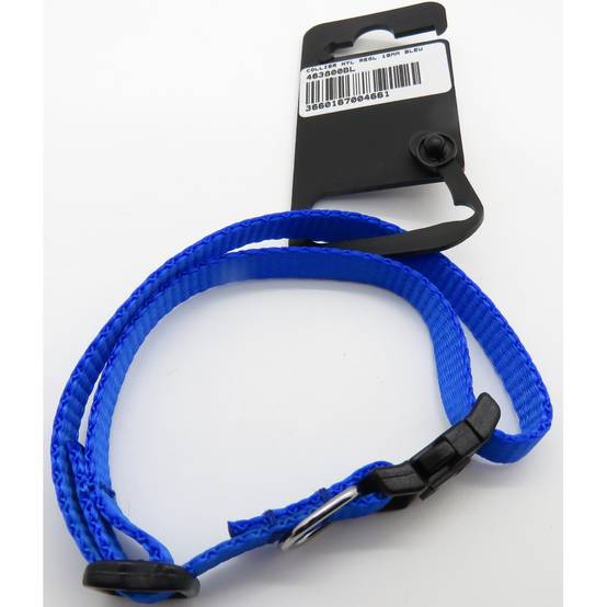 Zolux - collier nylon 25 - 35 cm x 10 mm bleu pour chien. - Image 4