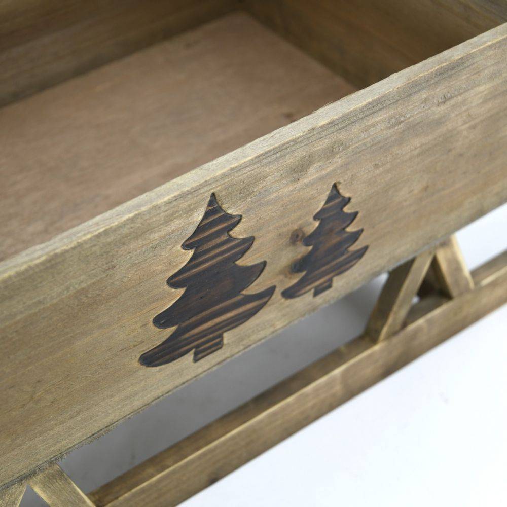 Aubry Gaspard - Luge en bois teinté Sapin - Imagen 3