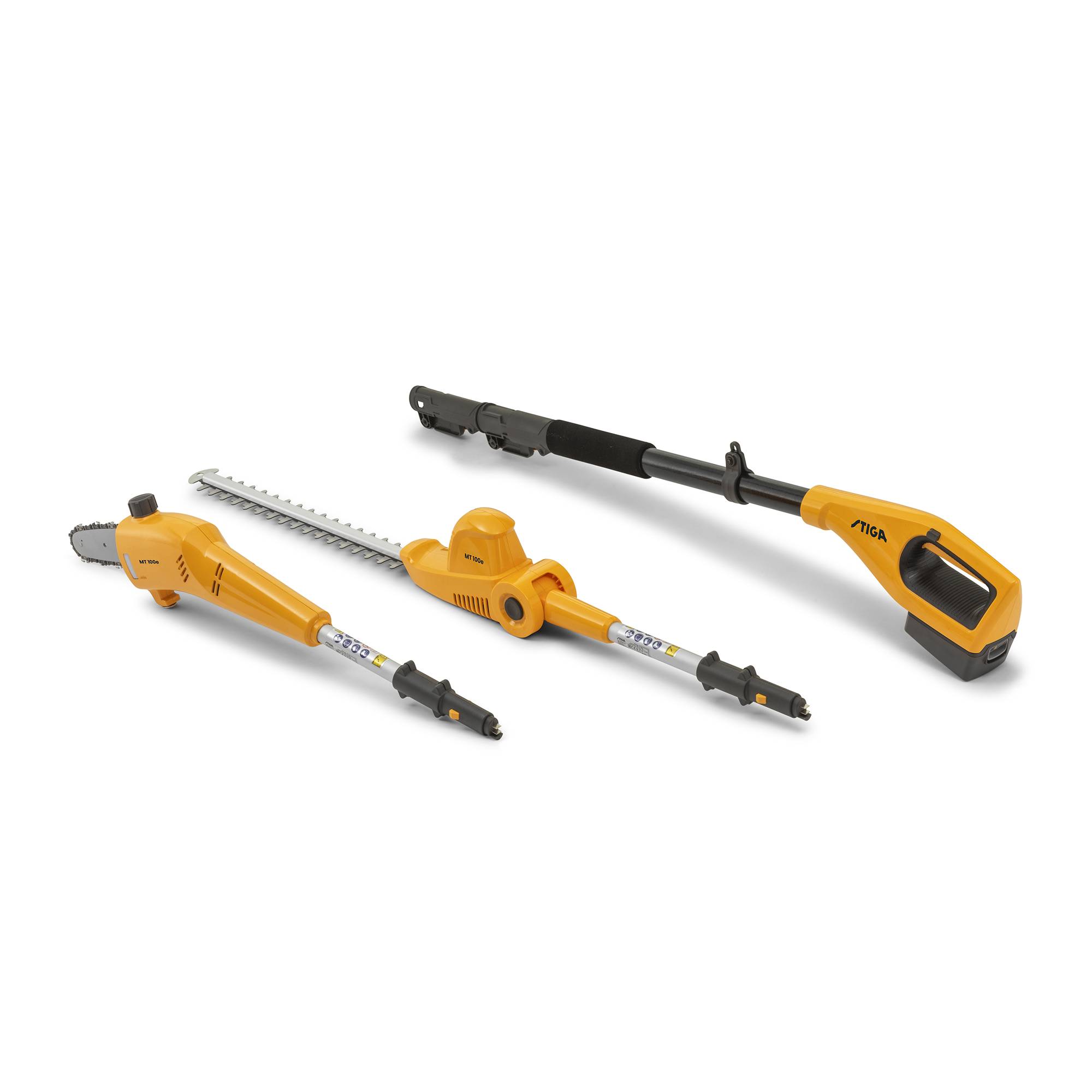 Stiga - Kit MT 100e, outil multifonction, batterie 20V 4Ah, lame 46 cm, perche 2,75 m - STIGA - Image 1