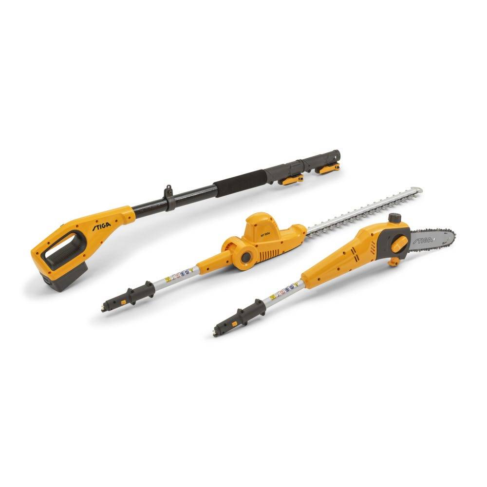 Stiga - Kit MT 100e, outil multifonction, batterie 20V 4Ah, lame 46 cm, perche 2,75 m - STIGA - Image 1