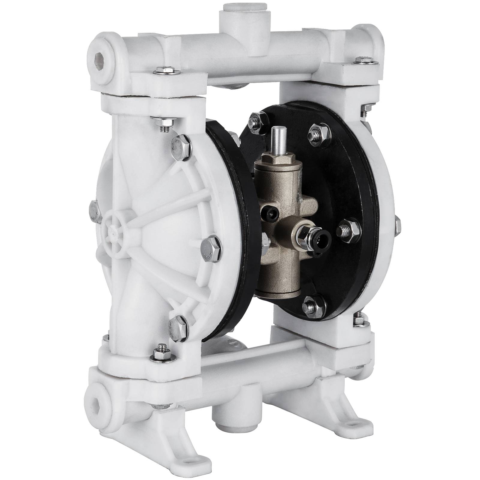Vevor - VEVOR Pompe pneumatique double membrane, PTFE. 12.7mm, 13.2 GPM, 120 PSI. Pour pétrole, diesel, huile. - Image 1