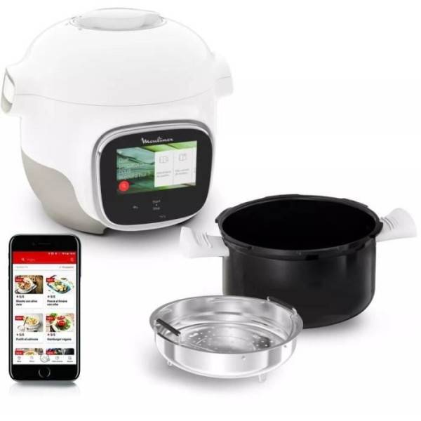 Moulinex - Robot Mijoteur Moulinex COOKEO TOUCH MINI WIFI MULTICUISEUR INTELLIGENT 3L CE922110 - Image 2