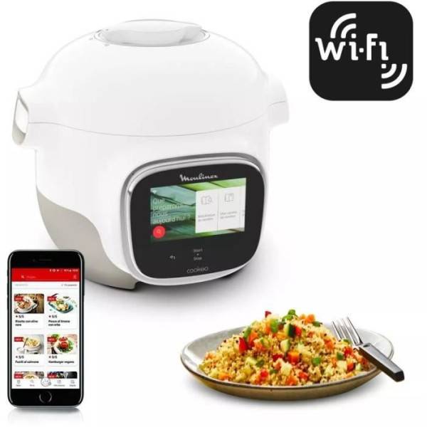 Moulinex - Robot Mijoteur Moulinex COOKEO TOUCH MINI WIFI MULTICUISEUR INTELLIGENT 3L CE922110 - Image 1