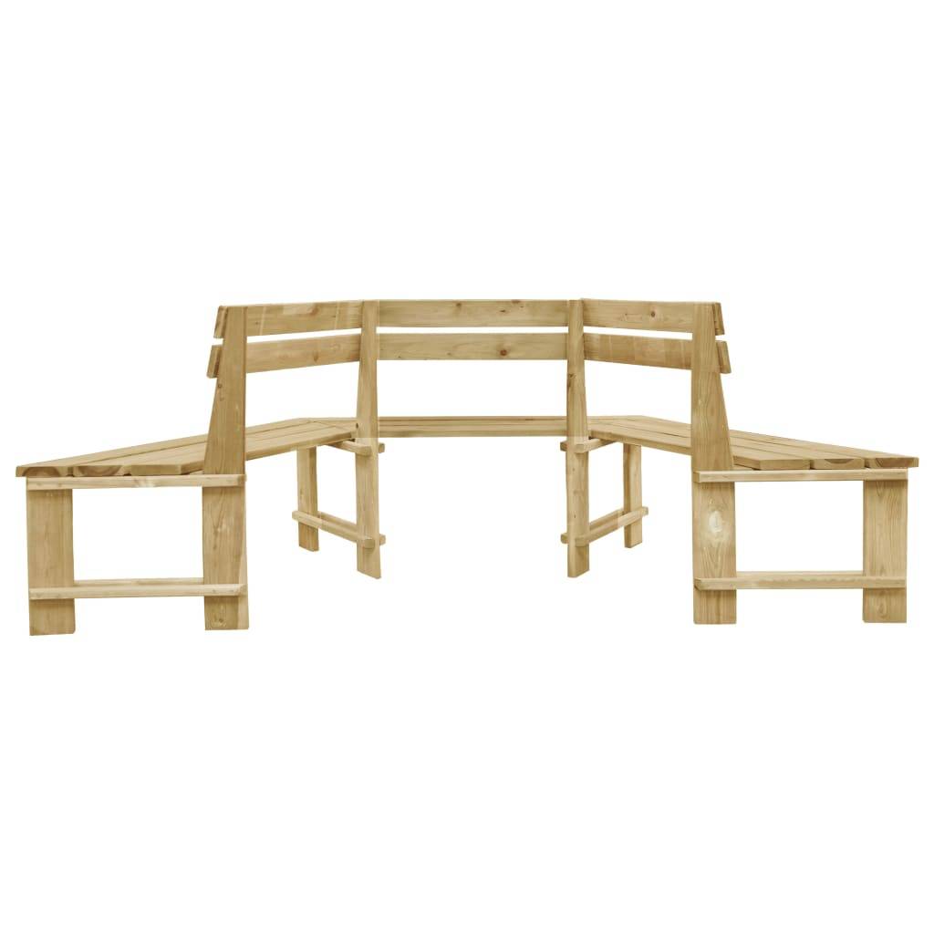 Maison Chic - Banc de jardin - Banc d'extérieur - Banquette 240 cm Bois de pin imprégné ny749 - Imagen 3