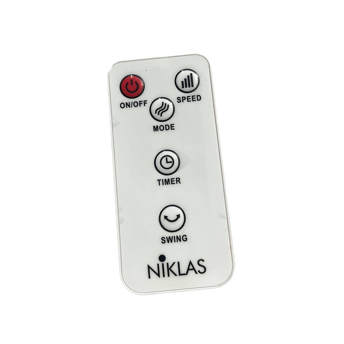 Ventilateur sans pales à Télécommande 50W Programmable avec Minuterie - Rafraichisseur d'air 3 Vitesses Design Blanc NIKLAS - Image 4