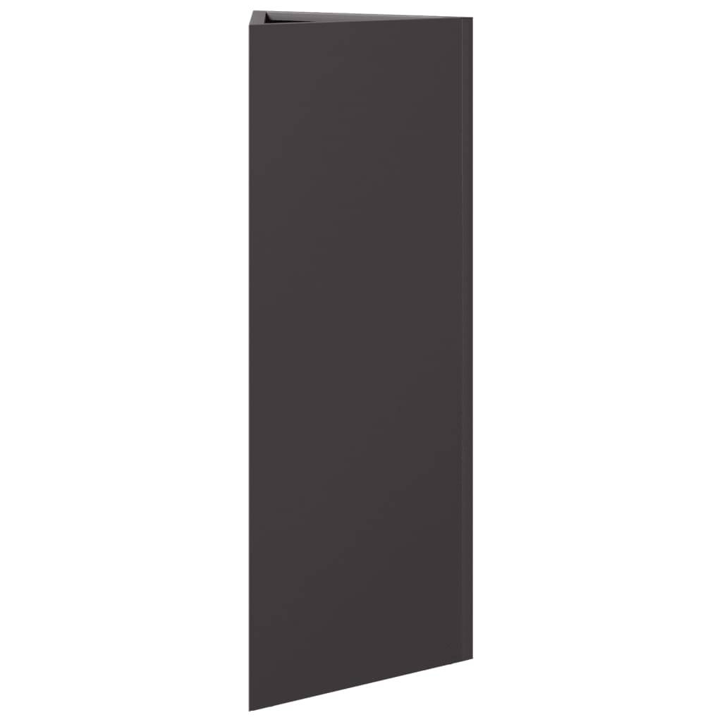 Jardinière acier noir 30 x 26 x 75 cm - PANGIVO - Image 4