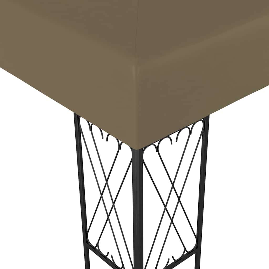Vidaxl - Tonnelle 3x4 m Taupe Tissu vidaXL 312270 - Image 5