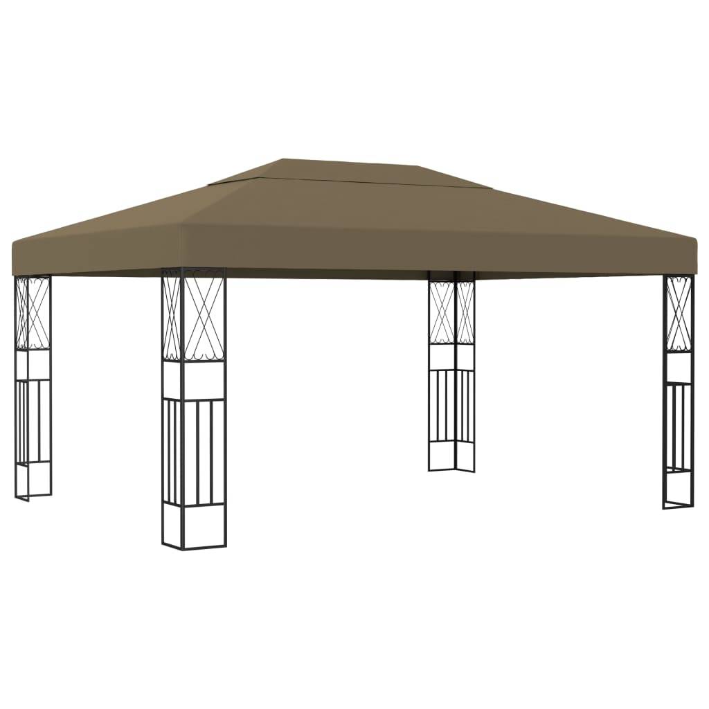 Vidaxl - Tonnelle 3x4 m Taupe Tissu vidaXL 312270 - Image 1