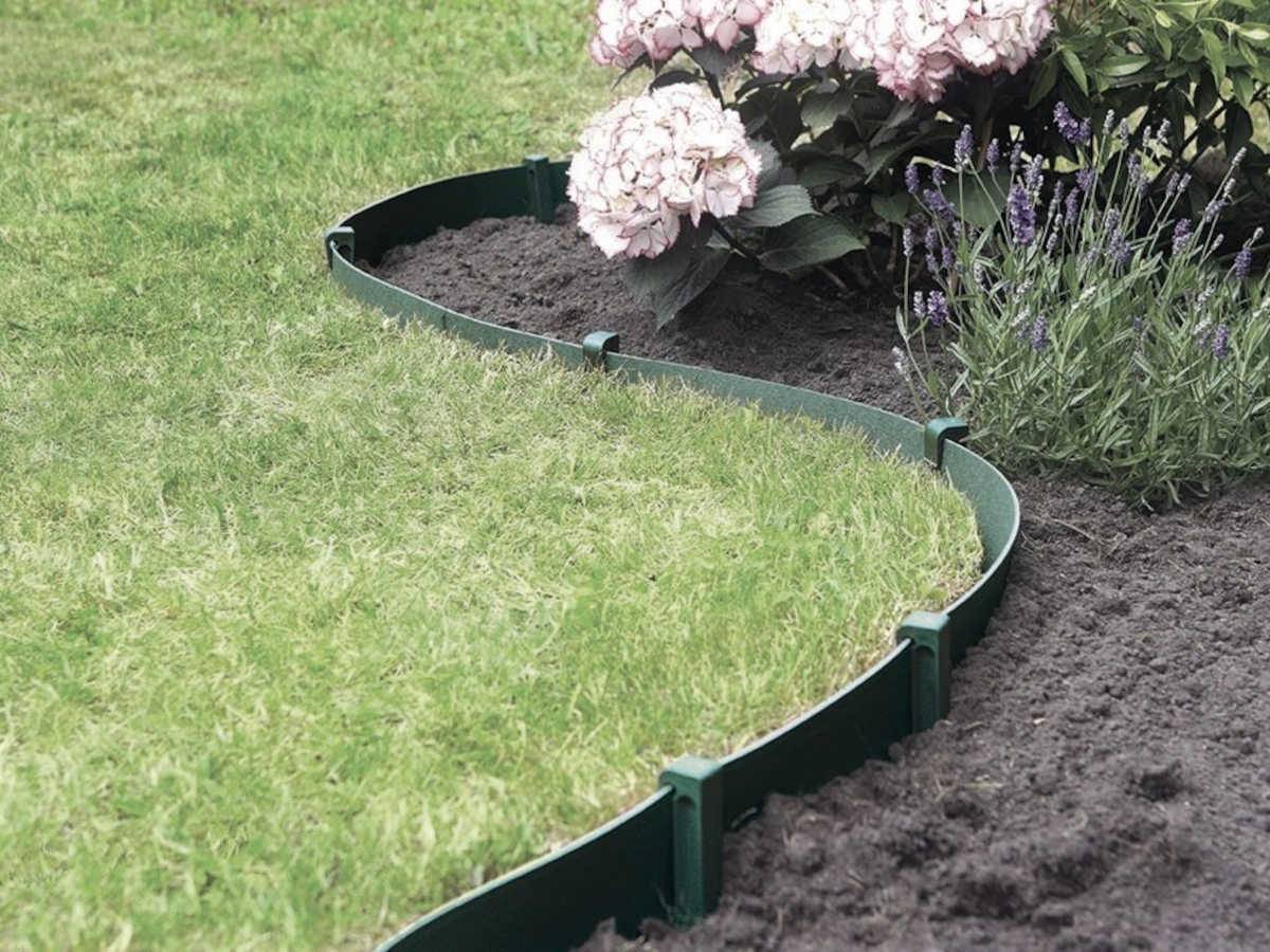 Nortene - Bordure flexible en PE 100% recyclé, 10 m x 7,5 cm - Vert - Nortene - Image 4
