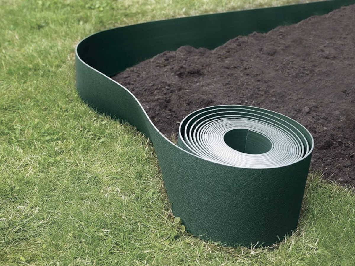 Nortene - Bordure flexible en PE 100% recyclé, 10 m x 7,5 cm - Vert - Nortene - Image 2