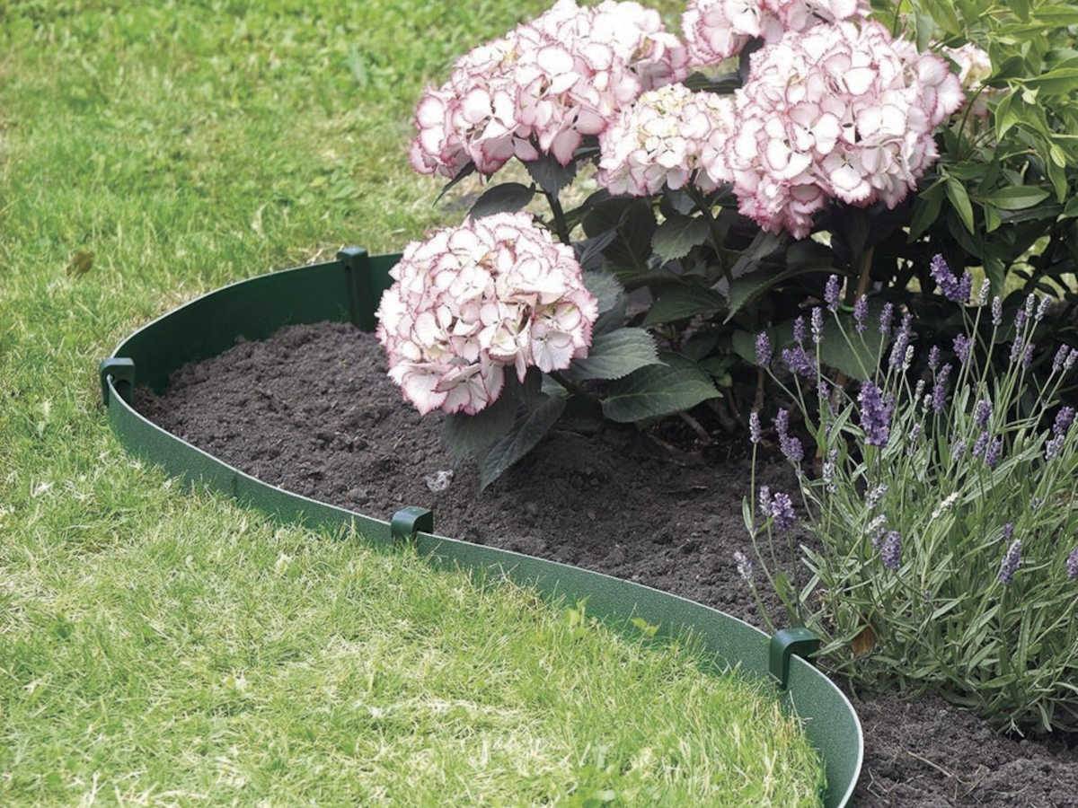 Nortene - Bordure flexible en PE 100% recyclé, 10 m x 7,5 cm - Vert - Nortene - Image 3