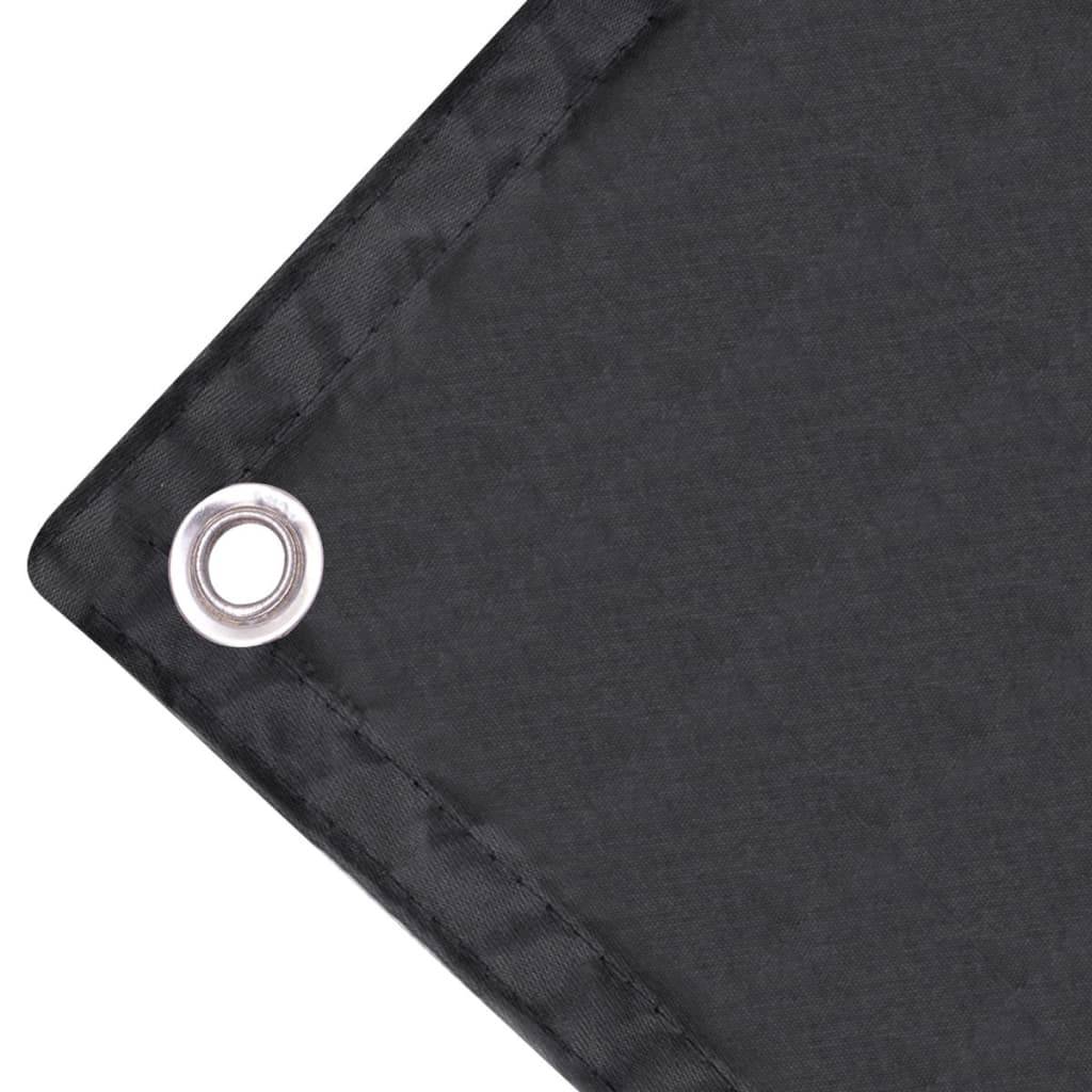 Helloshop26 - Écran de balcon brise pare vue protection confidentialité en tissu oxford 75 x 600 cm anthracite - Imagen 3