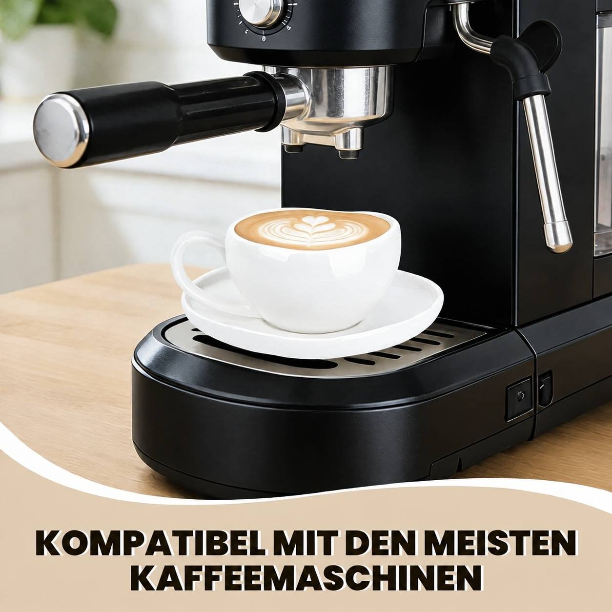 Set de 6 Tasses à Espresso en Céramique avec Sous-tasses 120ml - Image 4