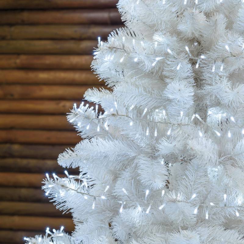 Lotti - Guirlande 30M BOA 6cm 1500 LED blanc froid timer 8 programmes câble transparent Lotti - Imagen 7