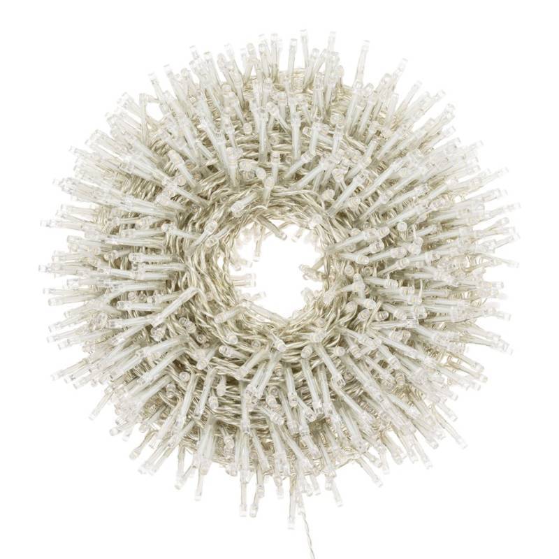 Lotti - Guirlande 30M BOA 6cm 1500 LED blanc froid timer 8 programmes câble transparent Lotti - Imagen 8