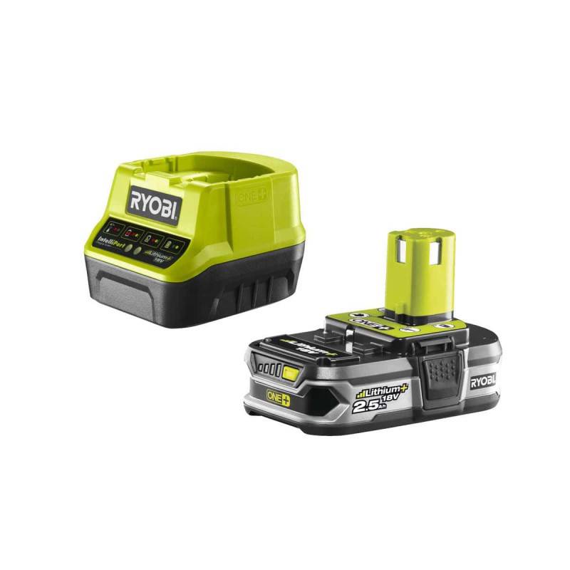 Ryobi - Pack RYOBI Meuleuse d'angle brushless 18V One+ R18AG7-0 - 1 Batterie 2.5Ah - 1 Chargeur rapide - kit 6 disque 125 mm - Image 3