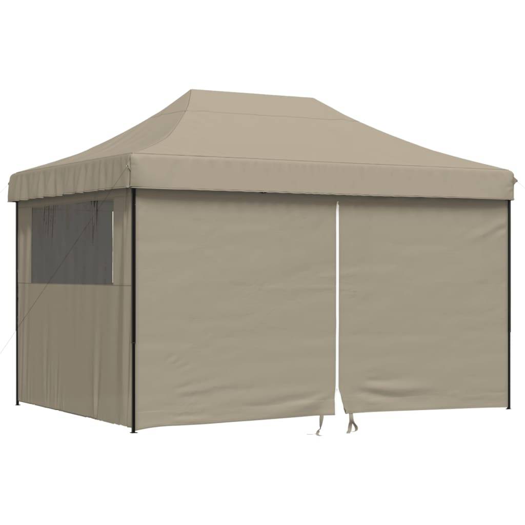 Pergola acier taupe  410 x 279 x 315 cm  - Prolenta premium p3111.4 - Image 1