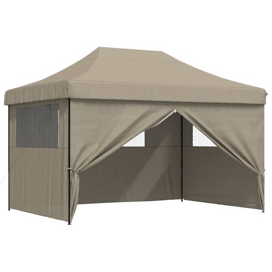 Pergola acier taupe 410 x 279 x 315 cm - Prolenta premium p3111.4 - Image 7