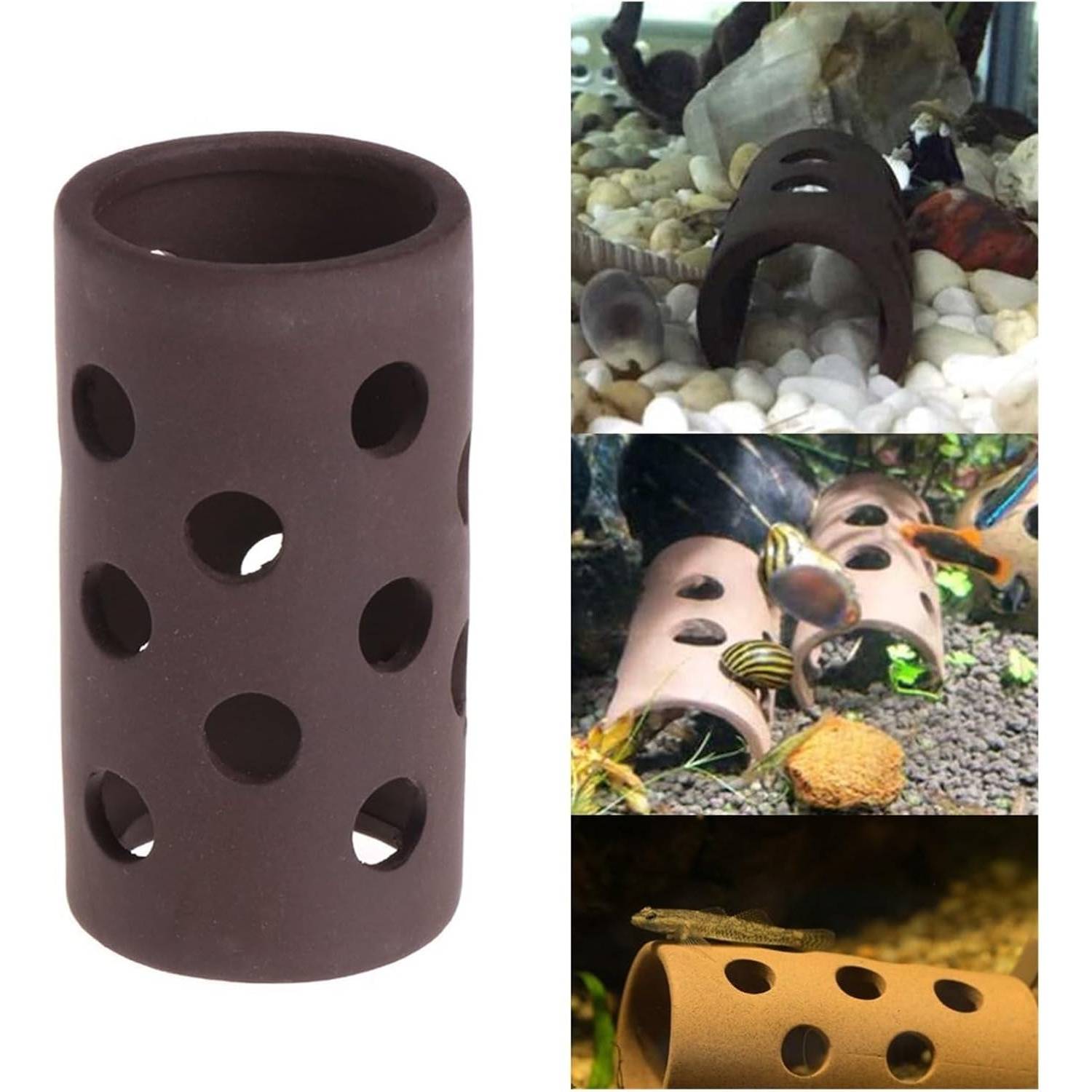 Grotte en Céramique Naturelle pour Aquarium DtopbuyAge - Image 4