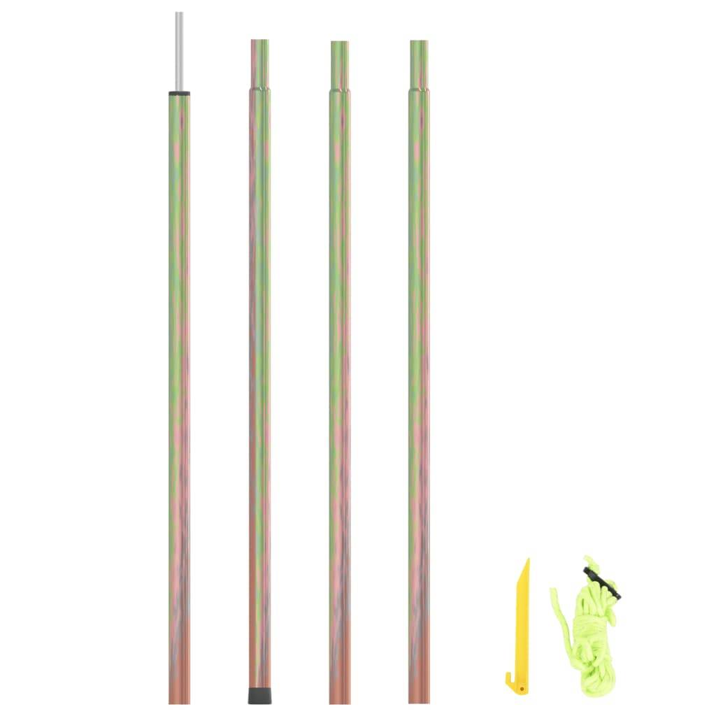 Mât de parasol - accessoire parasol 200 cm Acier galvanisé - MEUBLE PRO - Image 2