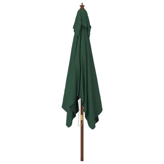 PANGIVO - Parasol de jardin bois vert 300 x 300 x 273 cm - PANGIVO - Image 4