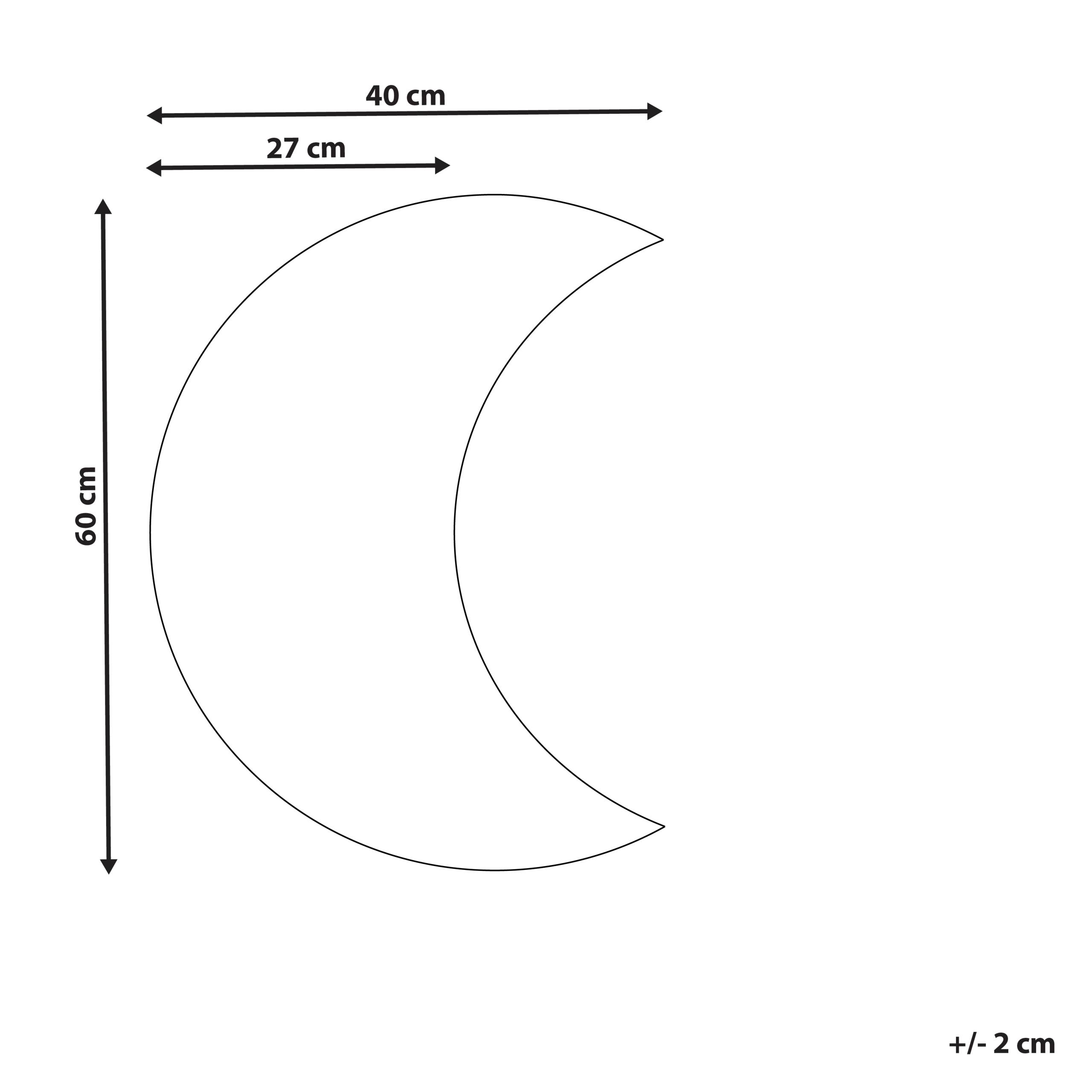Beliani - Miroir MDF Argenté PESMES - 40x1x60- Beliani - Image 3