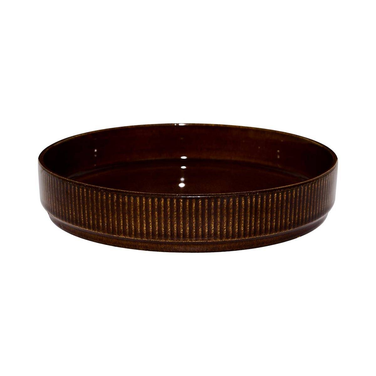 Cook Concept - Lot de 6 Assiettes Creuses "Ysia" 20cm Marron - Image 2