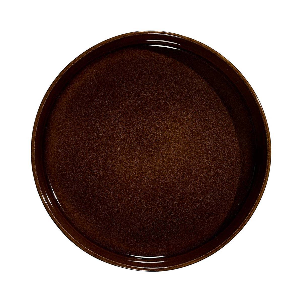 Cook Concept - Lot de 6 Assiettes Creuses "Ysia" 20cm Marron - Image 1