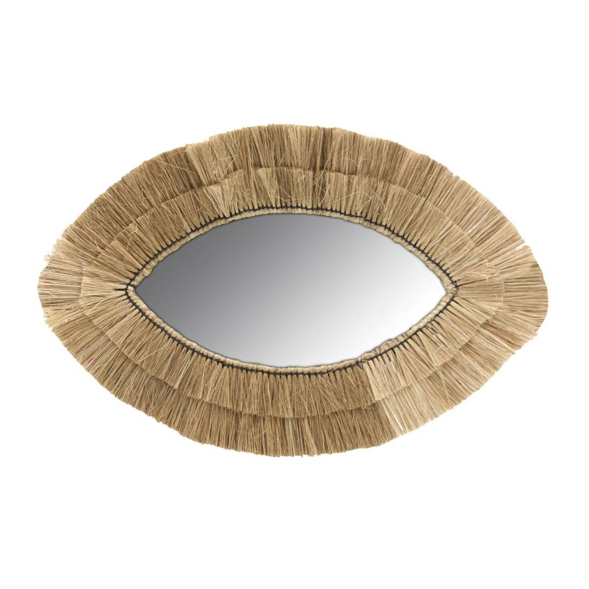 Aubry Gaspard - Miroir oeil en jonc naturel
