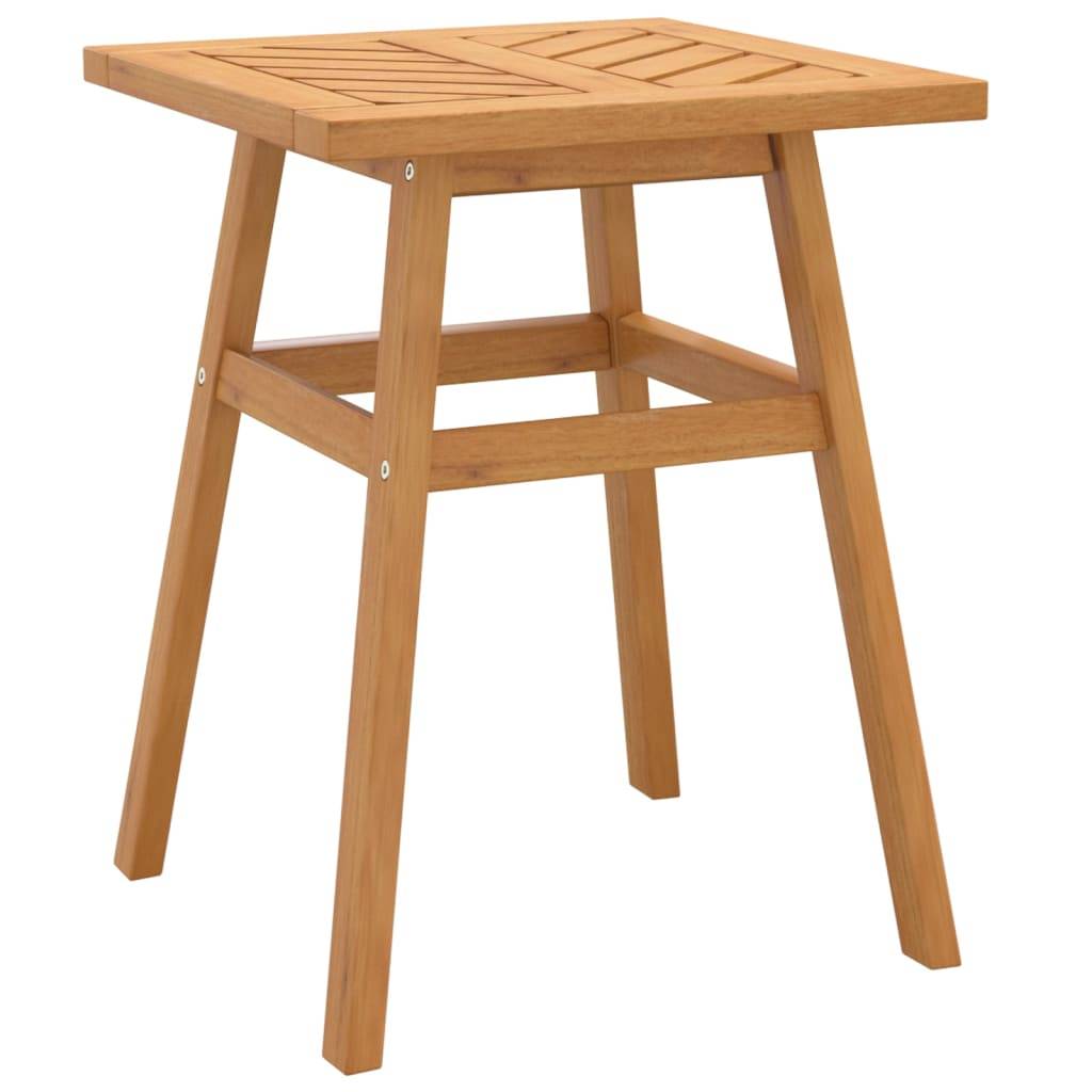 Table d'appoint bois massif d'acacia 45 x 45 x 60 cm - PANGIVO - Image 2