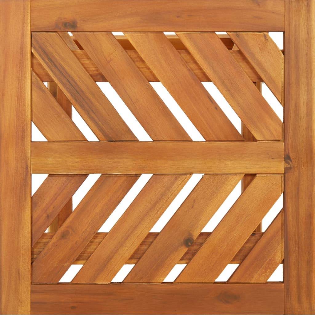 Table d'appoint bois massif d'acacia 45 x 45 x 60 cm - PANGIVO - Image 6