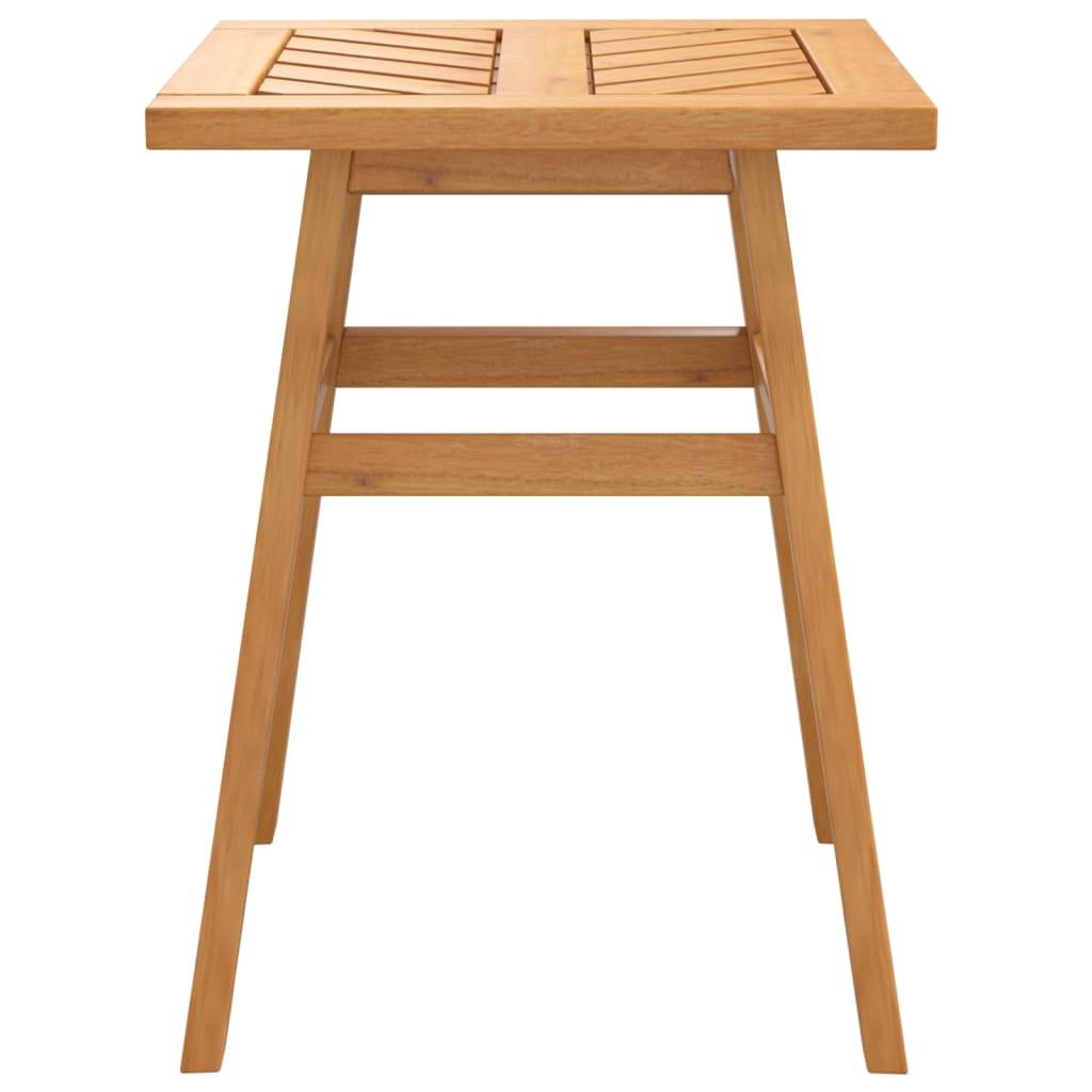 Table d'appoint bois massif d'acacia 45 x 45 x 60 cm - PANGIVO - Image 3
