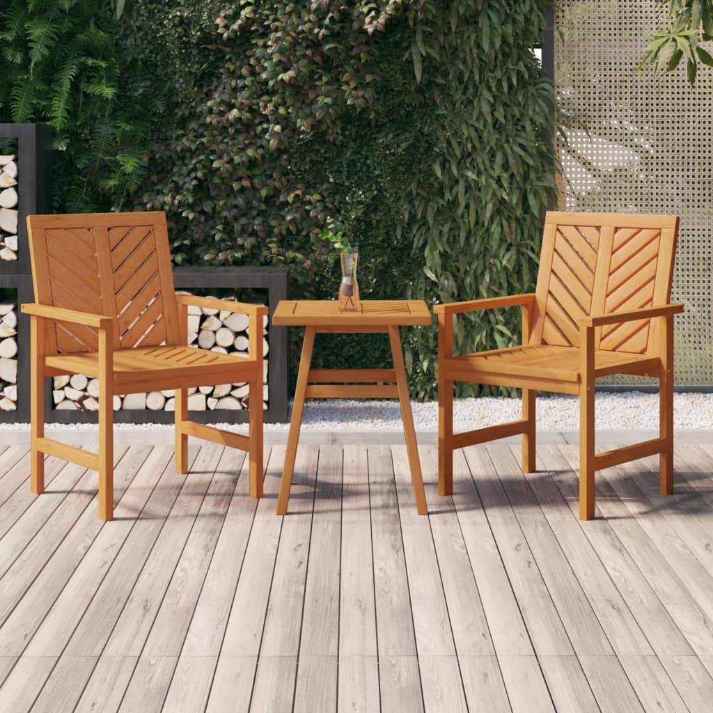 Table d'appoint bois massif d'acacia 45 x 45 x 60 cm - PANGIVO - Image 1