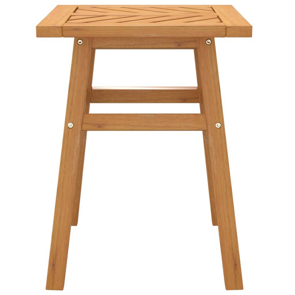 Table d'appoint bois massif d'acacia 45 x 45 x 60 cm - PANGIVO - Image 4