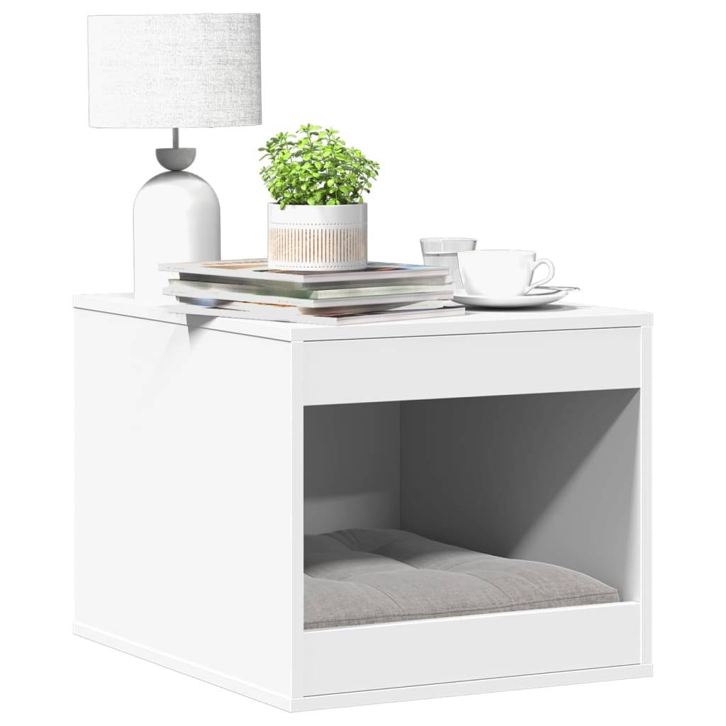 Chatiere bois blanc  47 x 59 x 42 cm  - Prolenta premium p335.7 - Image 2