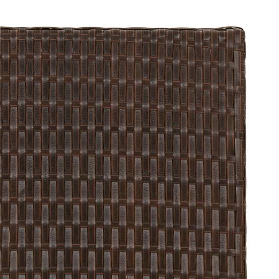 ComfortXL - Petite Table d'Appoint Pliable en Résine Tressée Marron 45x35cm – ComfortXL Outdoor Living - Image 6
