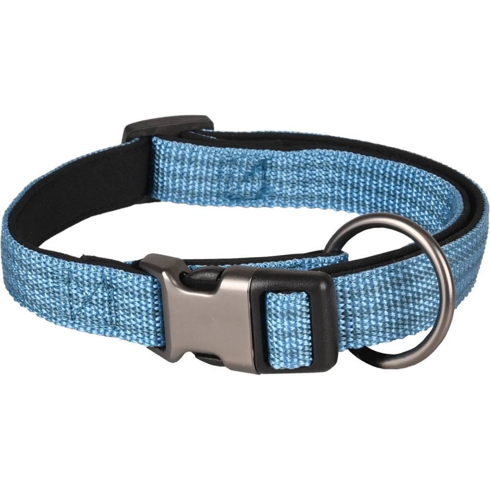 Flamingo - Collier Jannu bleu réglable de 40 à 55 cm 20 mm taille L pour chien - Image 1