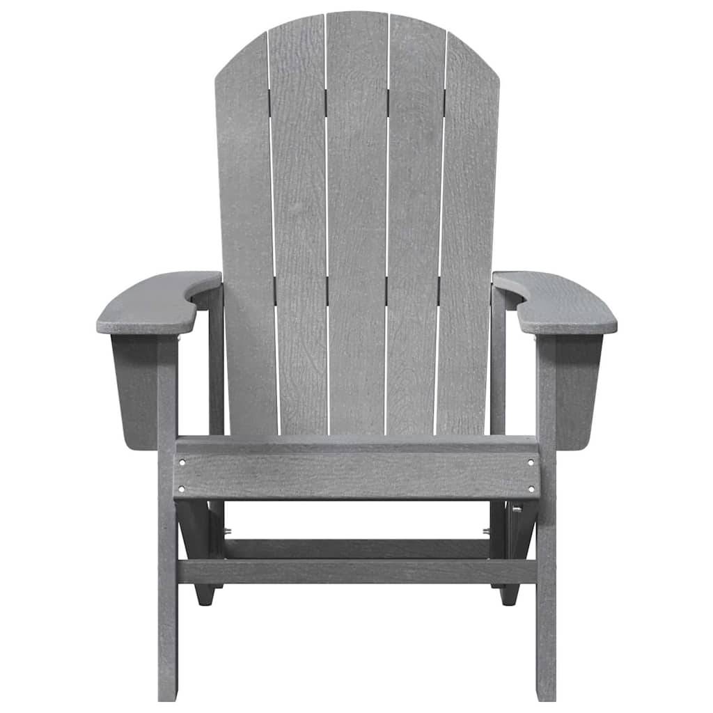 PANGIVO - Chaise Adirondack Gris clair 82 x 74 x 92 cm HDPE, Poids :16.8kg - PANGIVO - Image 4