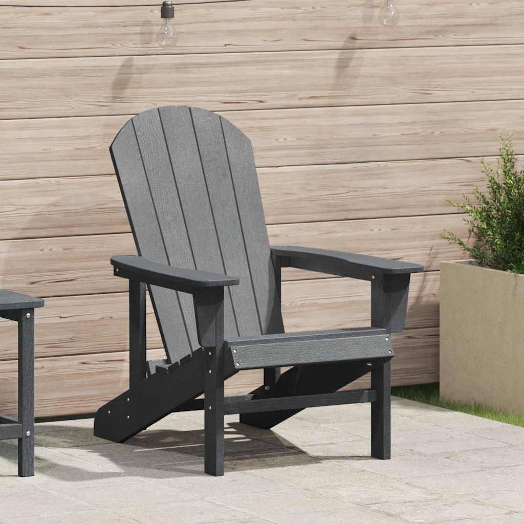 PANGIVO - Chaise Adirondack Gris clair 82 x 74 x 92 cm HDPE, Poids :16.8kg - PANGIVO