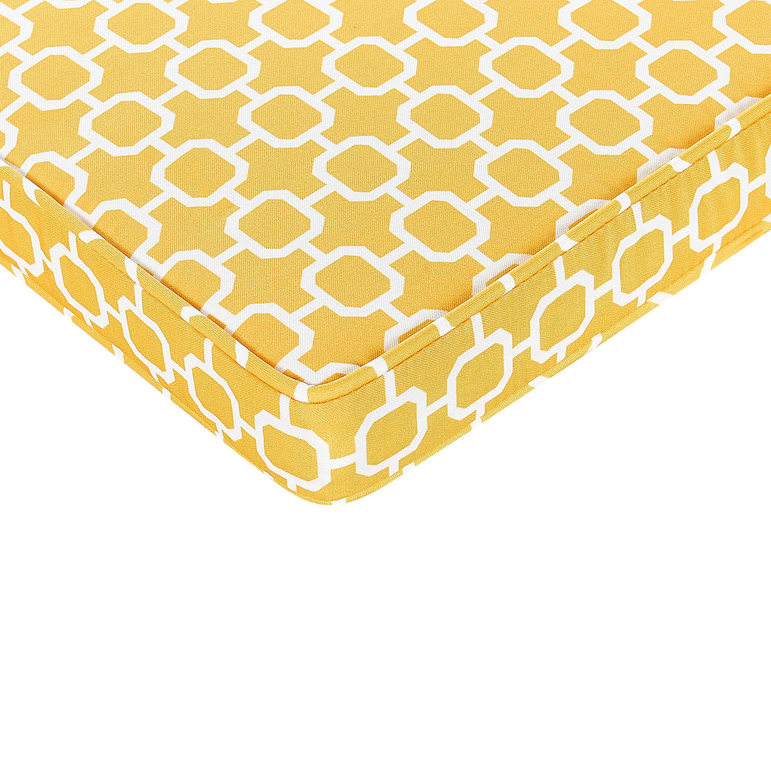 Beliani - Coussin d'assise d'extérieur Polyester Jaune TERNI - Beliani - Imagen 6