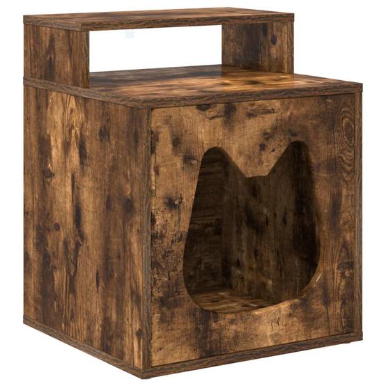Chatiere bois marron 42,5 x 40 x 53,5 cm - Prolenta premium p334.2 - Image 1