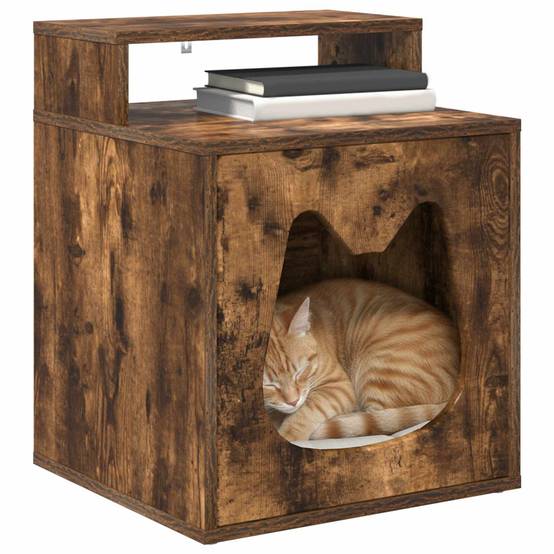 Chatiere bois marron 42,5 x 40 x 53,5 cm - Prolenta premium p334.2 - Image 3
